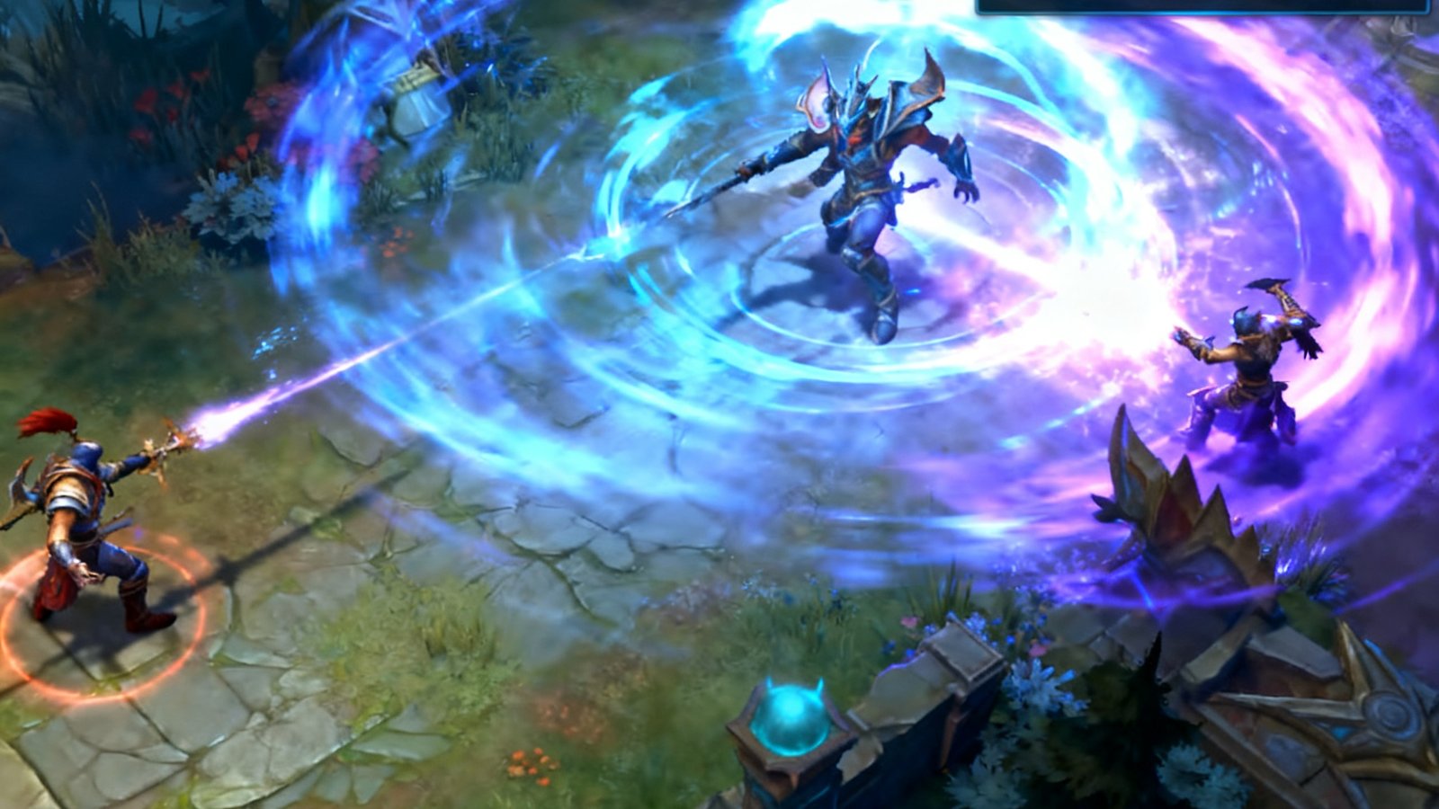 UWIN电竞4K超高清赛事直播画面，DOTA2国际邀请赛决赛团战瞬间，技能特效绚丽，屏幕上叠加实时数据面板显示选手经济差和伤害统计。